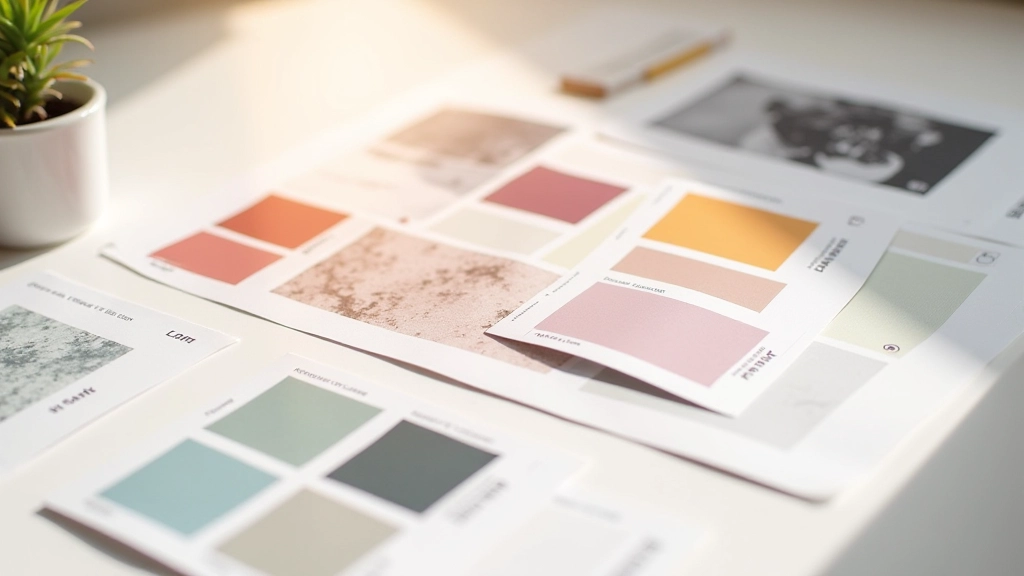 Paleta barevných vzorů ukazující duotonní kombinace