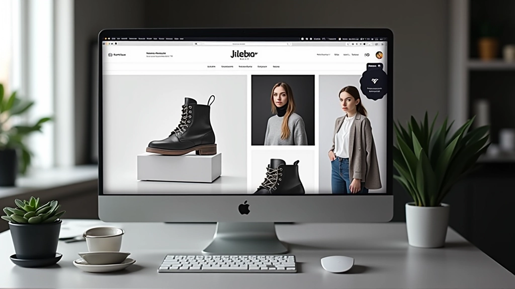 E-commerce web s konzistentním duotonním filtrem na všech produktových fotografiích